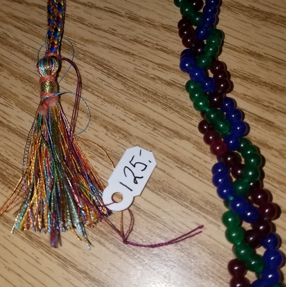 New Ruby emerald and sapphire necklace - Picture 3 of 9